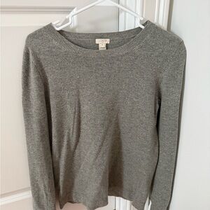 J. Crew Heather Gray sweater